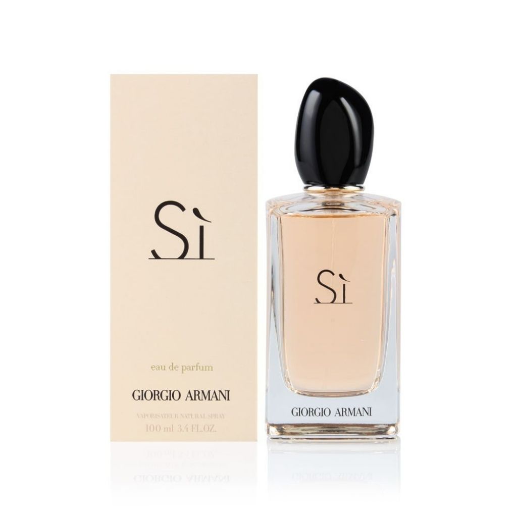 Giorgio Armani Sì Eau de Parfum bottle with packaging