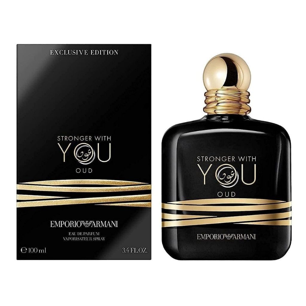Emporio Armani Stronger With You Oud bottle with packaging