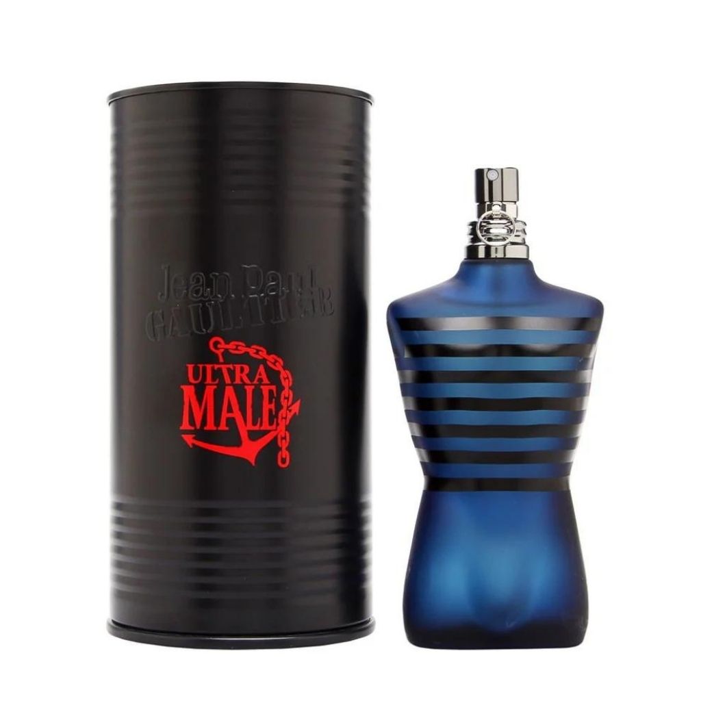 Jean Paul Gaultier Ultra Male Eau de Toilette Intense bottle with packaging