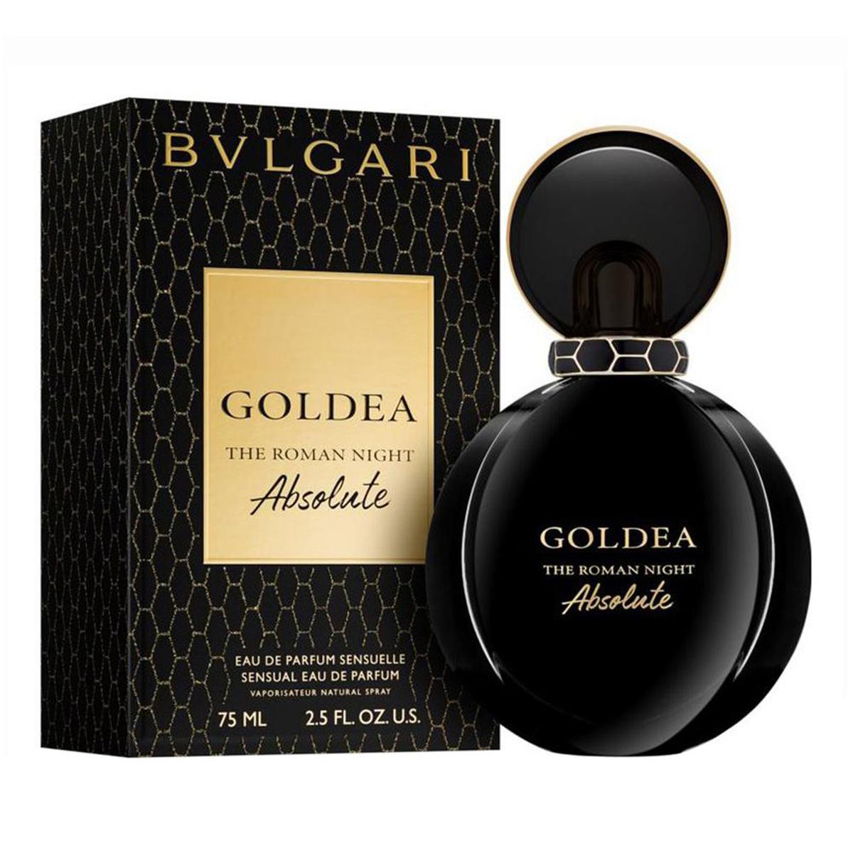 Bvlgari Goldea The Roman Night Sensuelle bottle with packaging