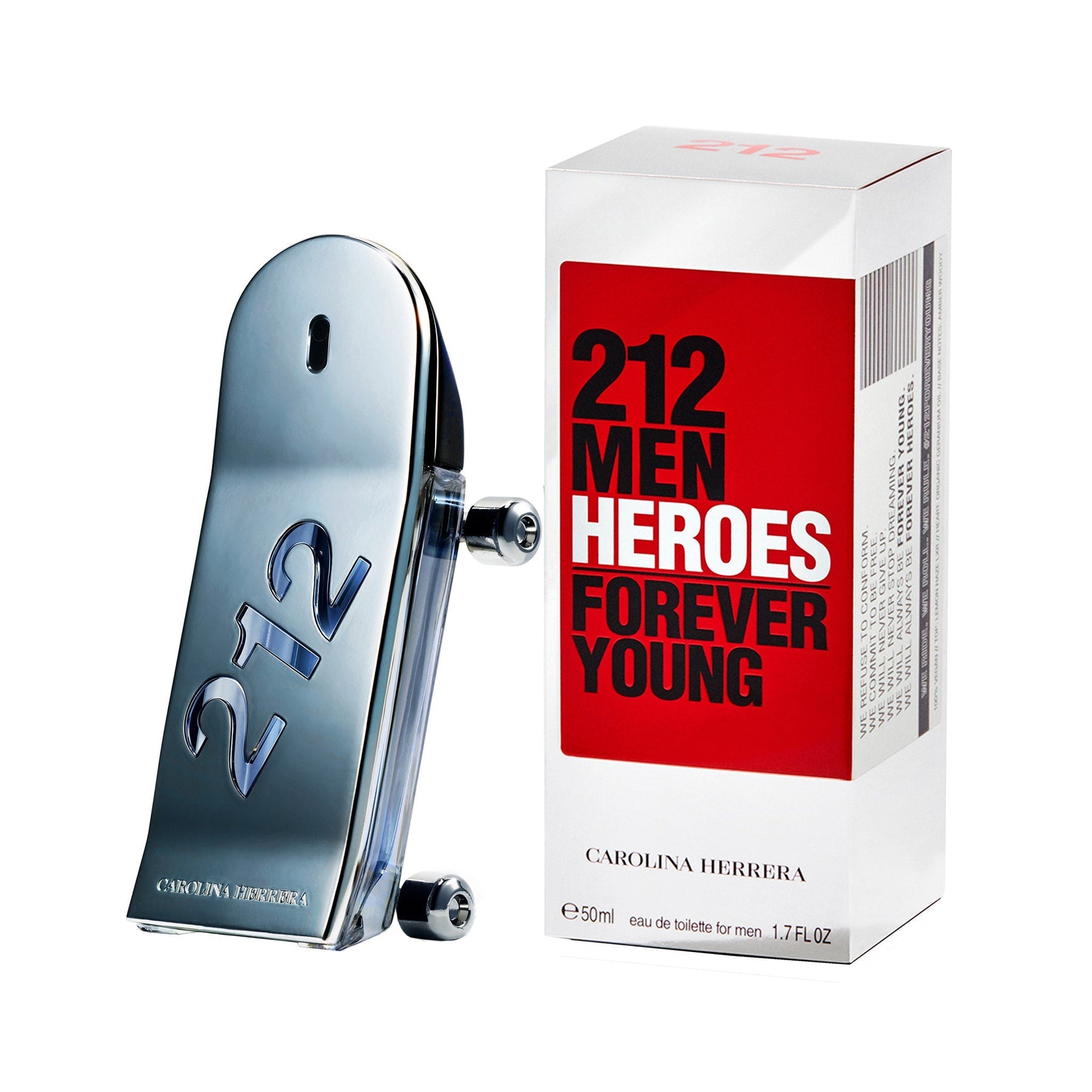 Carolina Herrera 212 Heroes Eau de Toilette bottle with packaging