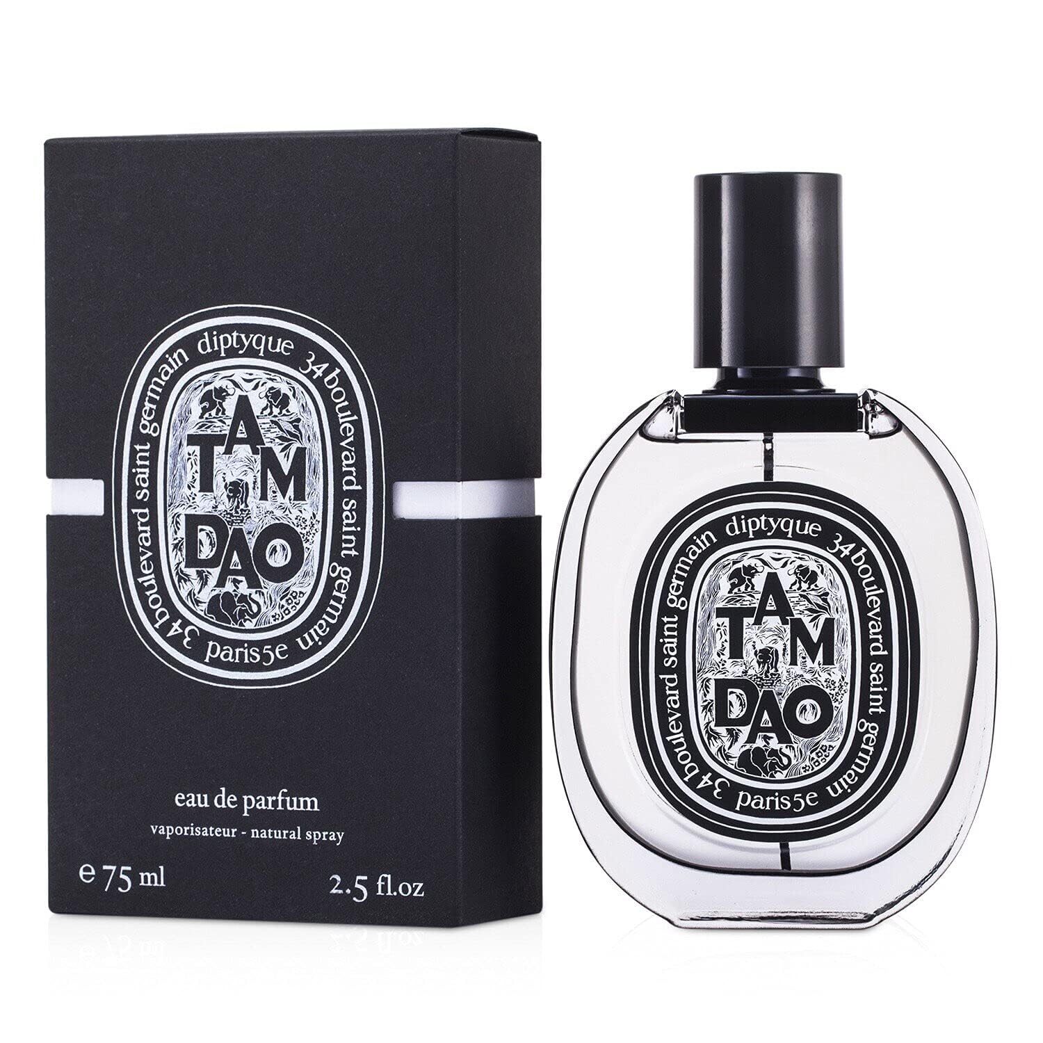 Tam Dao Eau de Parfum By Diptyque bottle with packaging