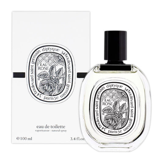 Eau Rose By Diptyque bottle with packaging