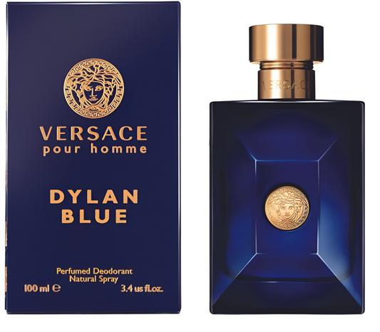 Versace Pour Homme Dylan Blue By Versace bottle with packaging