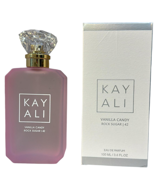 Kayali Vanilla Candy Rock Sugar | 42 bottle with packaging