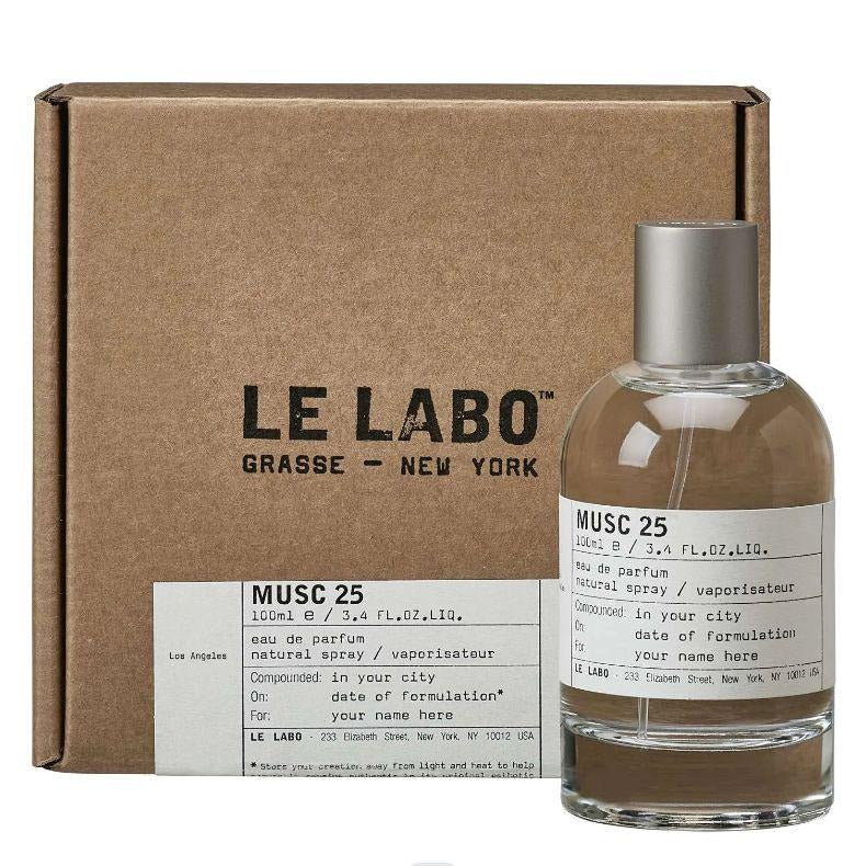 Musc 25 By Le Labo bottle with packaging
