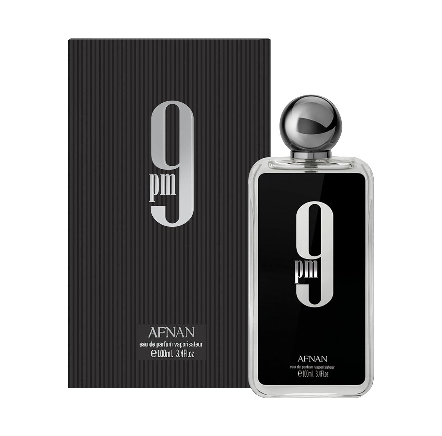 Afnan 9pm bottle with packaging