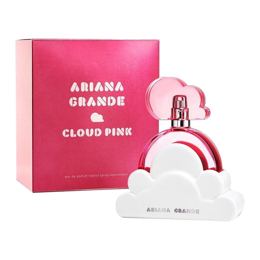 Ariana Grande Cloud Pink bottle with packaging