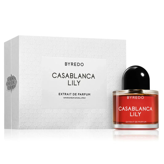 Byredo Casablanca Lily bottle with packaging