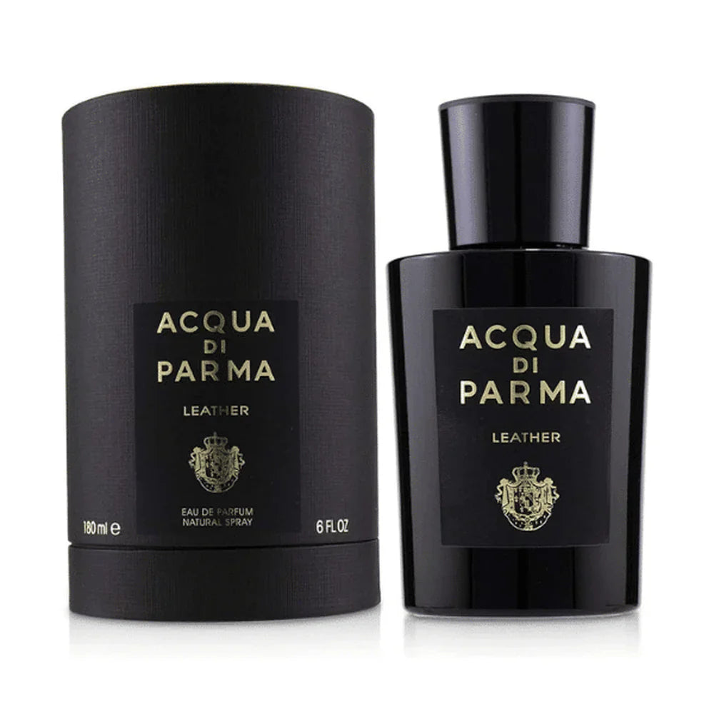 Acqua di Parma Leather bottle with packaging