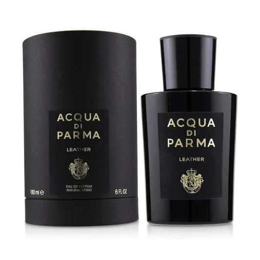 Acqua di Parma Leather bottle with packaging