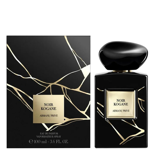 Giorgio Armani Noir Kogane bottle with packaging