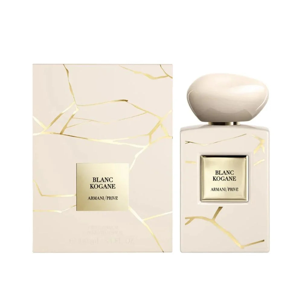 Giorgio Armani Blanc Kogane bottle with packaging