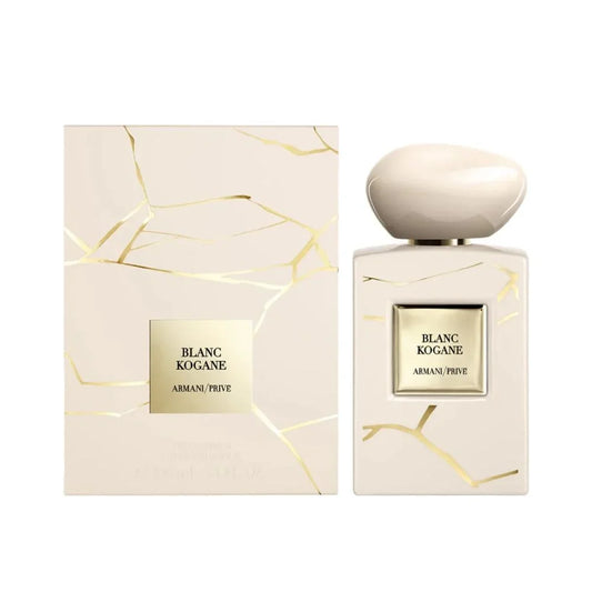 Giorgio Armani Blanc Kogane bottle with packaging