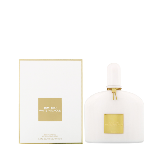 Tom Ford White Patchouli bottle with packaging