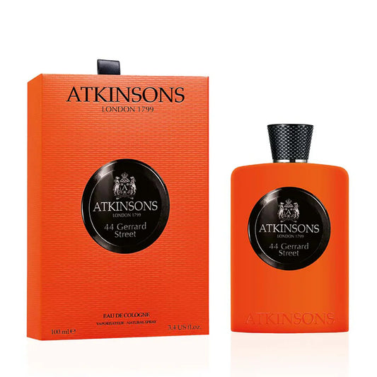 Atkinsons 44 Gerrard Street bottle with packaging