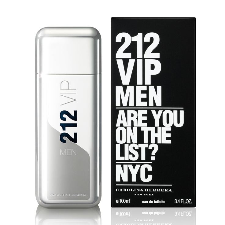 Carolina Herrera 212 VIP Men bottle with packaging