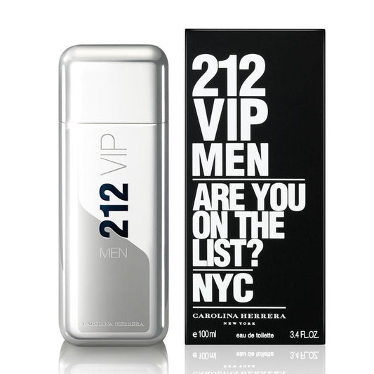 Carolina Herrera 212 VIP Men bottle with packaging