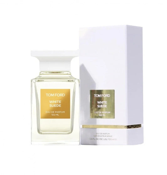 Tom Ford White Suede bottle with packaging