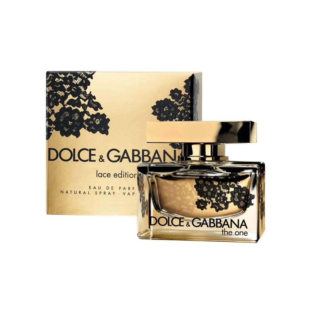 Dolce & Gabbana The One Lace Edition bottle with packaging