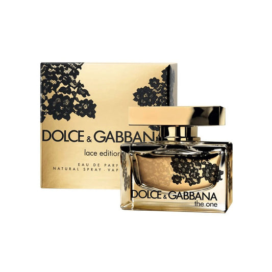 Dolce & Gabbana The One Lace Edition bottle with packaging