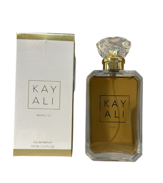 Kayali Musk 12 bottle with packaging