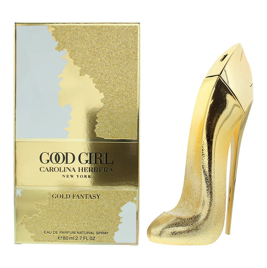 Carolina Herrera Good Girl Gold Fantasy bottle with packaging