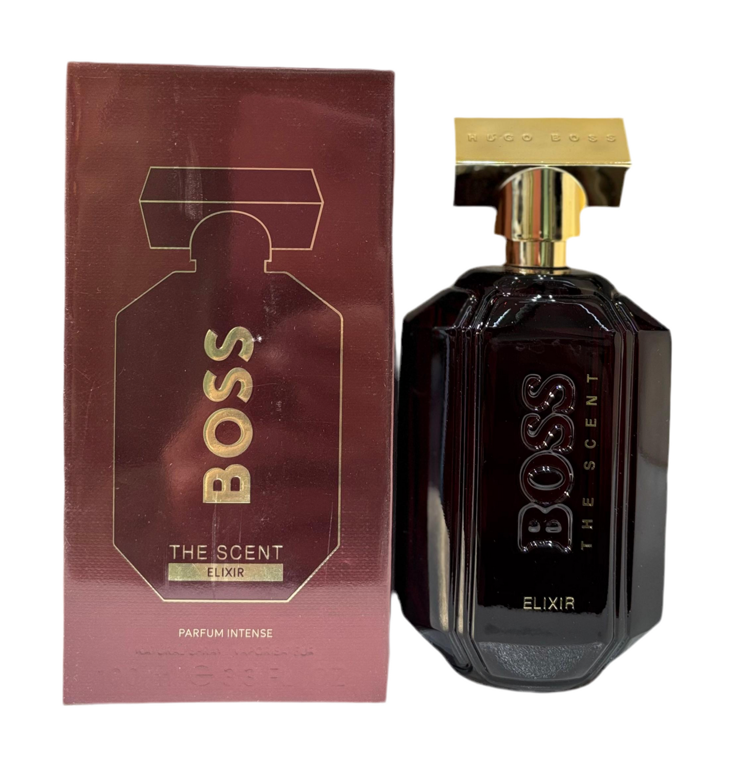Hugo Boss The Scent Elixir for Her bottle with packaging