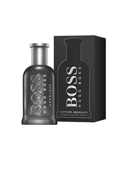 Hugo Boss Bottled Absolute bottle with packaging