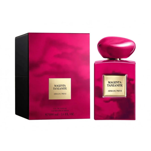 Giorgio Armani Magenta Tanzanite bottle with packaging