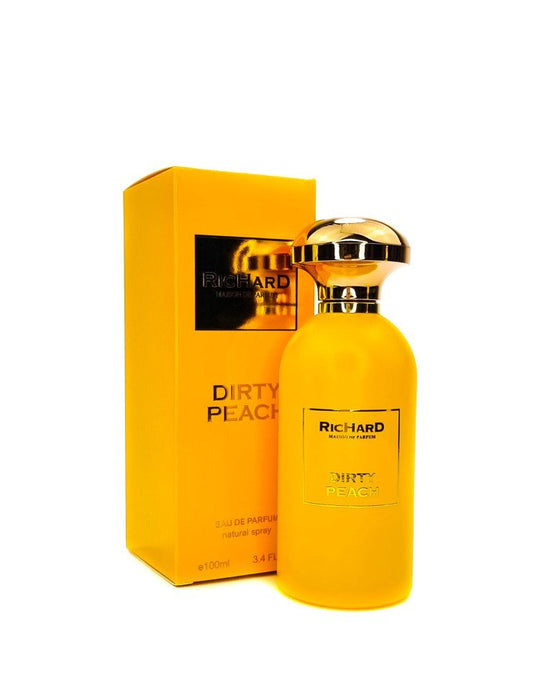 Dirty Peach By Richard bottle with packaging