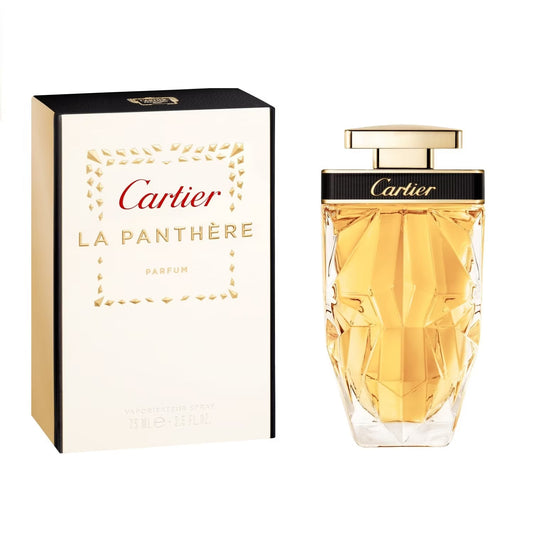Cartier La Panthère Eau de Parfum bottle with packaging