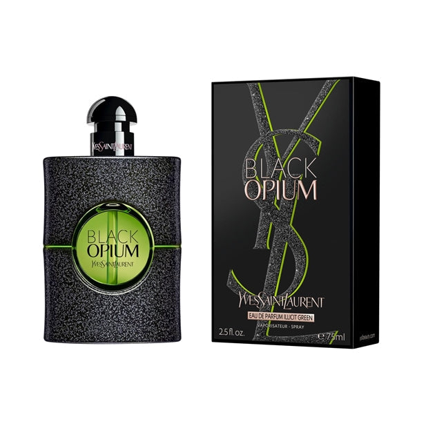 Black Opium Illicit Green bottle with packaging