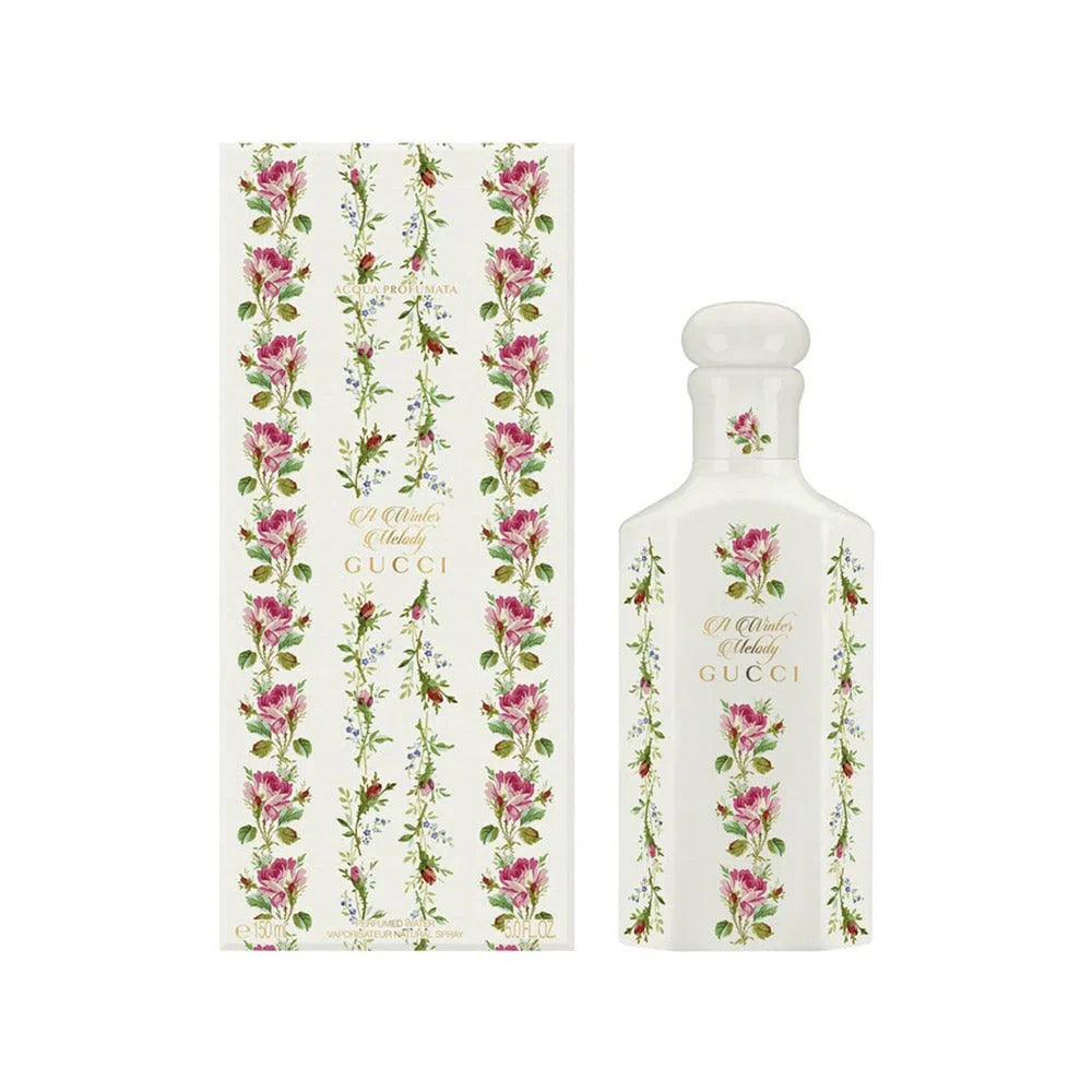 Gucci A Winter Melody bottle with packaging