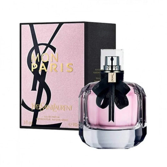 Mon Paris Eau De Parfum By Yves Saint Laurent bottle with packaging