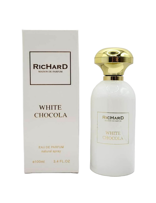 White Chocola By Richard bottle with packaging