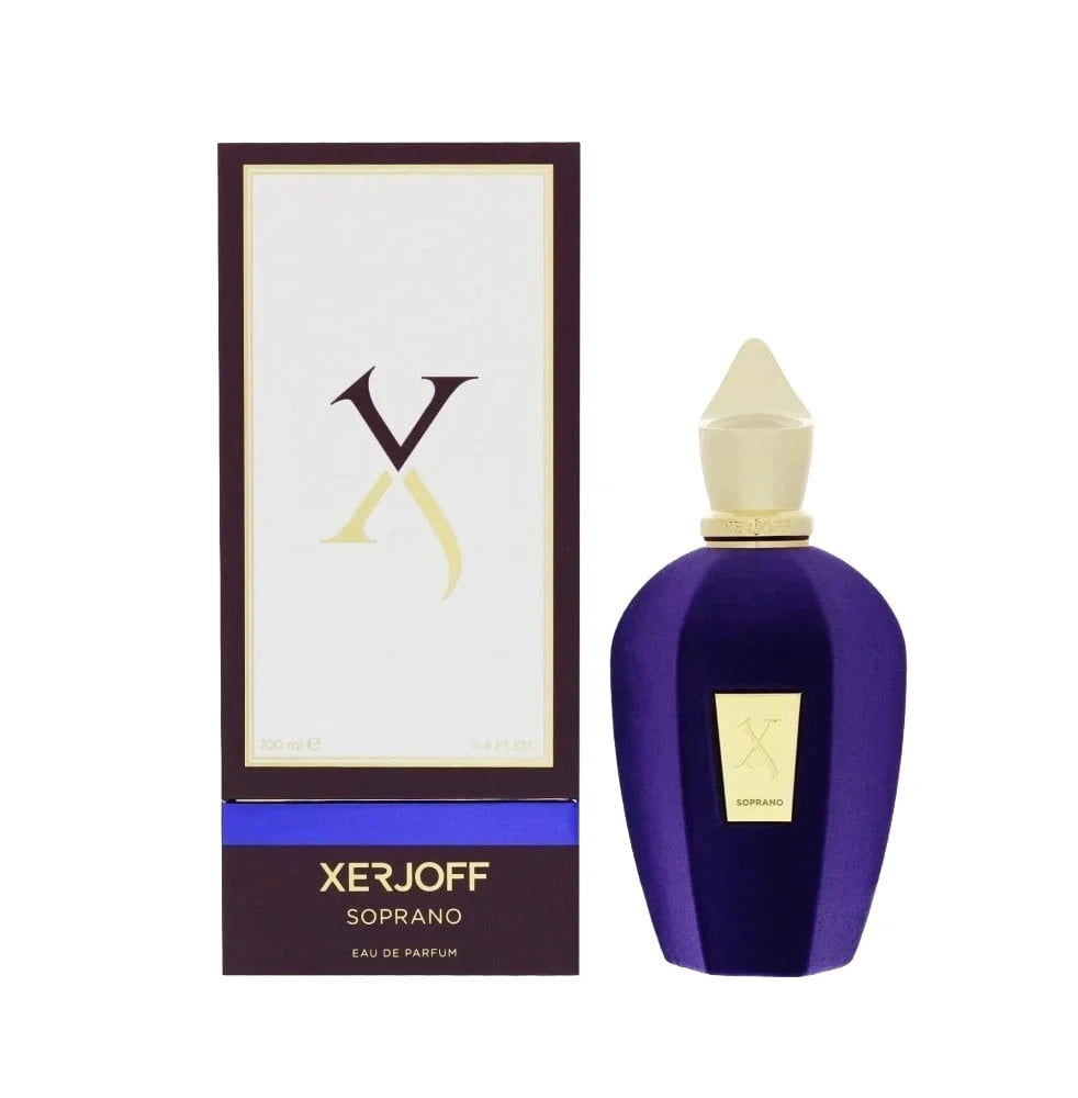 Soprano Eau de parfum bottle with packaging