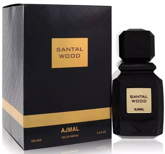 Ajmal Santal Wood bottle with packaging