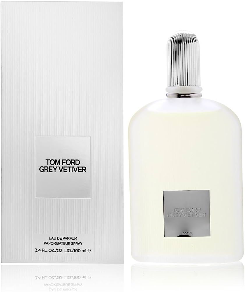 Tom Ford Grey Vetiver bottle with packaging