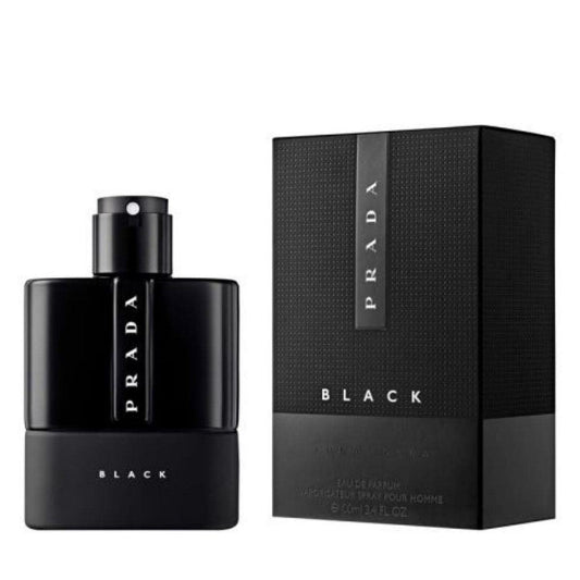Prada Black bottle with packaging