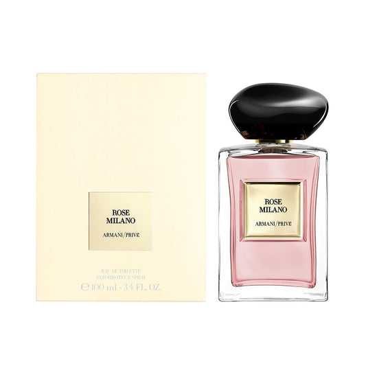 Giorgio Armani Rose Milano Armani Privé bottle with packaging