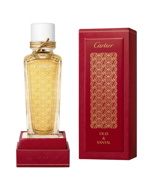 Cartier Oud & Santal bottle with packaging