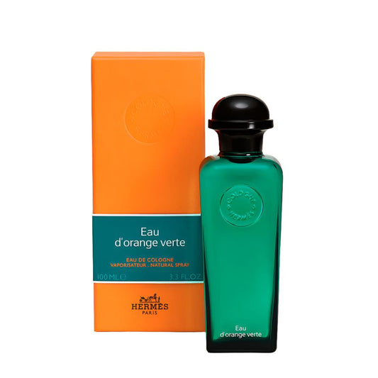 Hermès Eau d'Orange Verte bottle with packaging