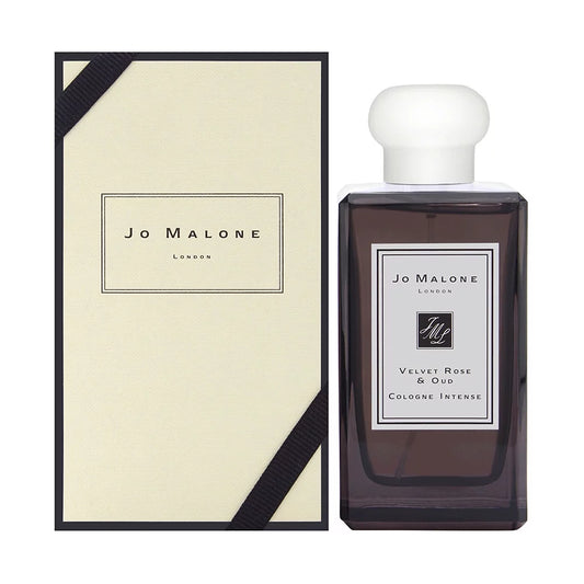 Jo Malone Velvet Rose & Oud bottle with packaging