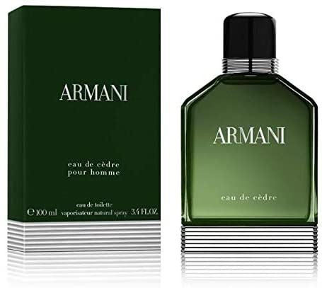 Giorgio Armani Armani Eau des Cèdres bottle with packaging