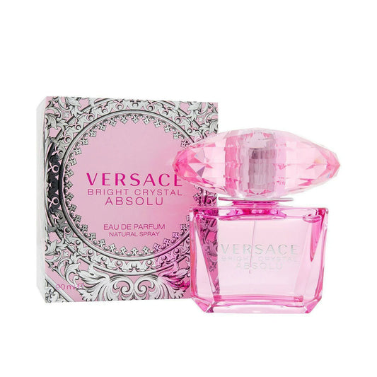 Bright Crystal Absolu By Versace bottle with packaging