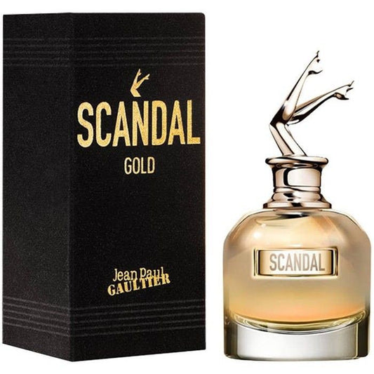 Jean Paul Gaultier Gold bottle with packaging