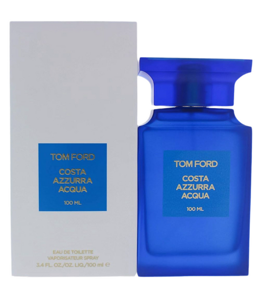 Tom Ford Costa Azzurra Acqua bottle with packaging