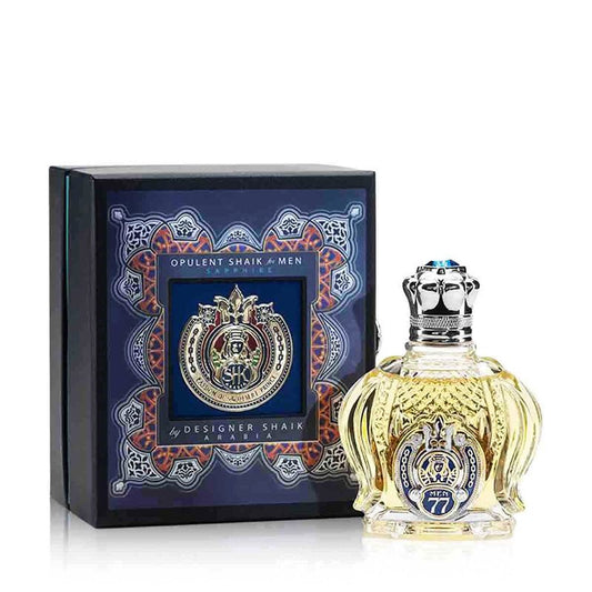 Designer Shaik Opulent Shaik Classic No.77 Parfum bottle with packaging