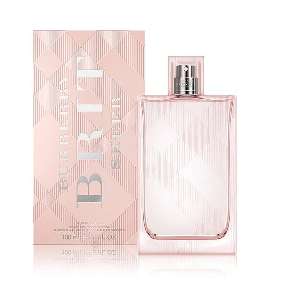 Burberry Brit Sheer bottle with packaging